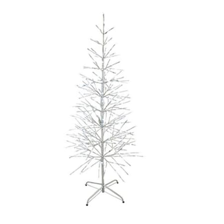 Holiday Bright Lights Holiday Bright Lights 266682 42 in. LED Lighted Birch Tree; Pure White 266682
